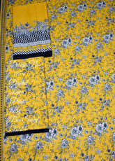 Bin Saeed Digital Printed Lawn Unstitched 3 Piece Suit - BS24PL 074